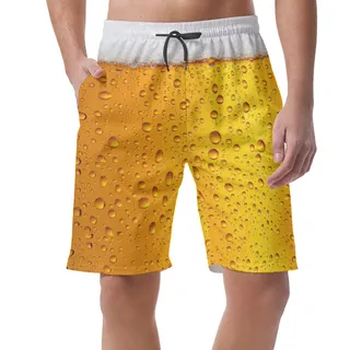 Funny Beer Hawaiian Shorts For Men