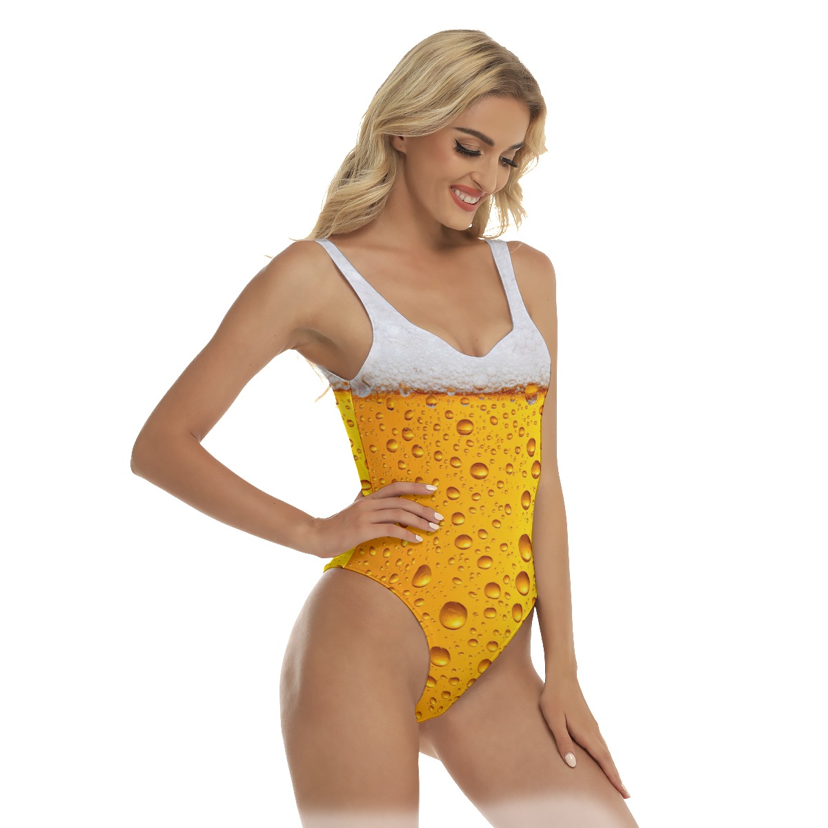 Beer Pool Party One Piece Swimsuit