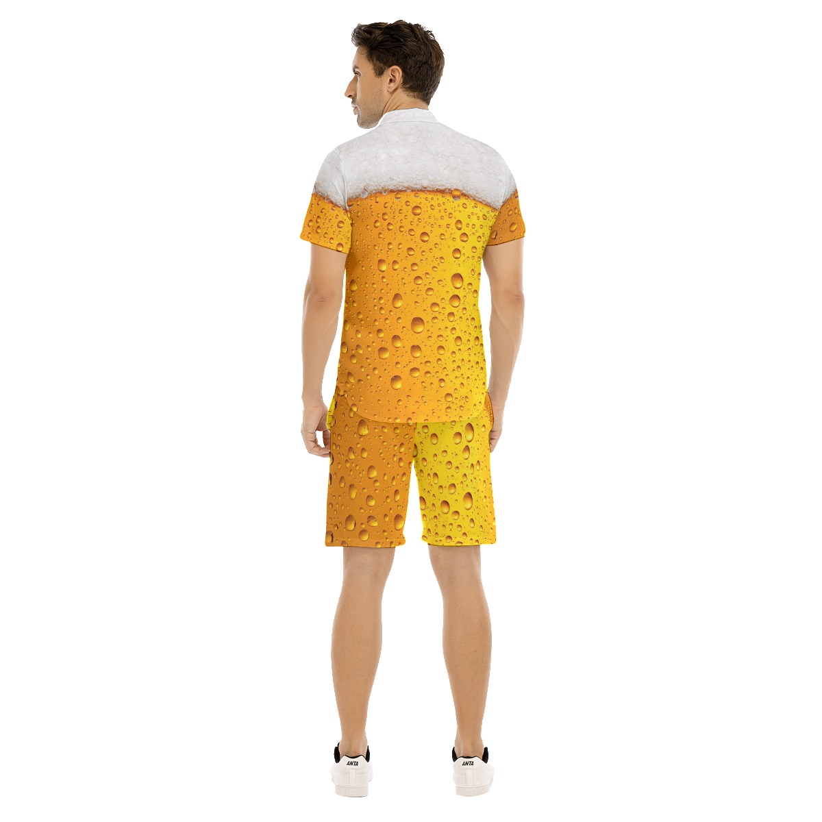 Beer 3D Men's Hawaiian Shirt And Shorts