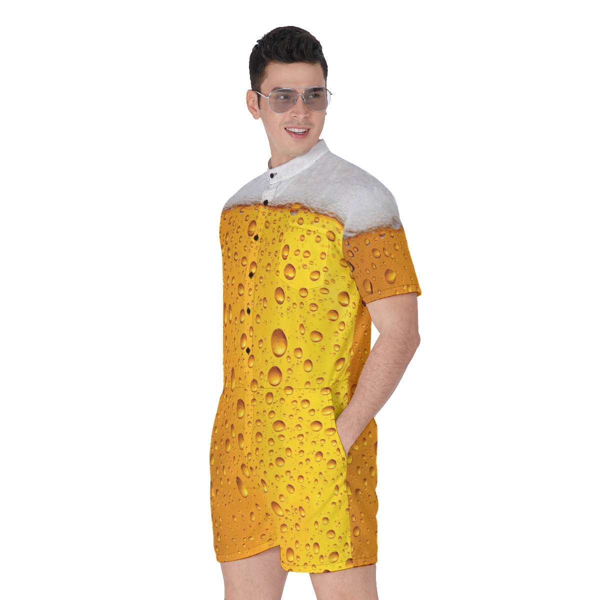 Unique Beer Beach Party Men's Romper