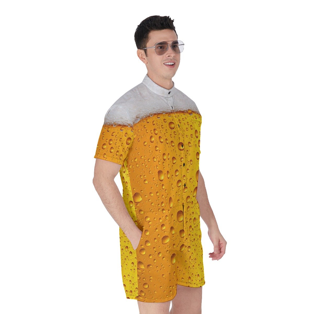 Unique Beer Beach Party Men's Romper