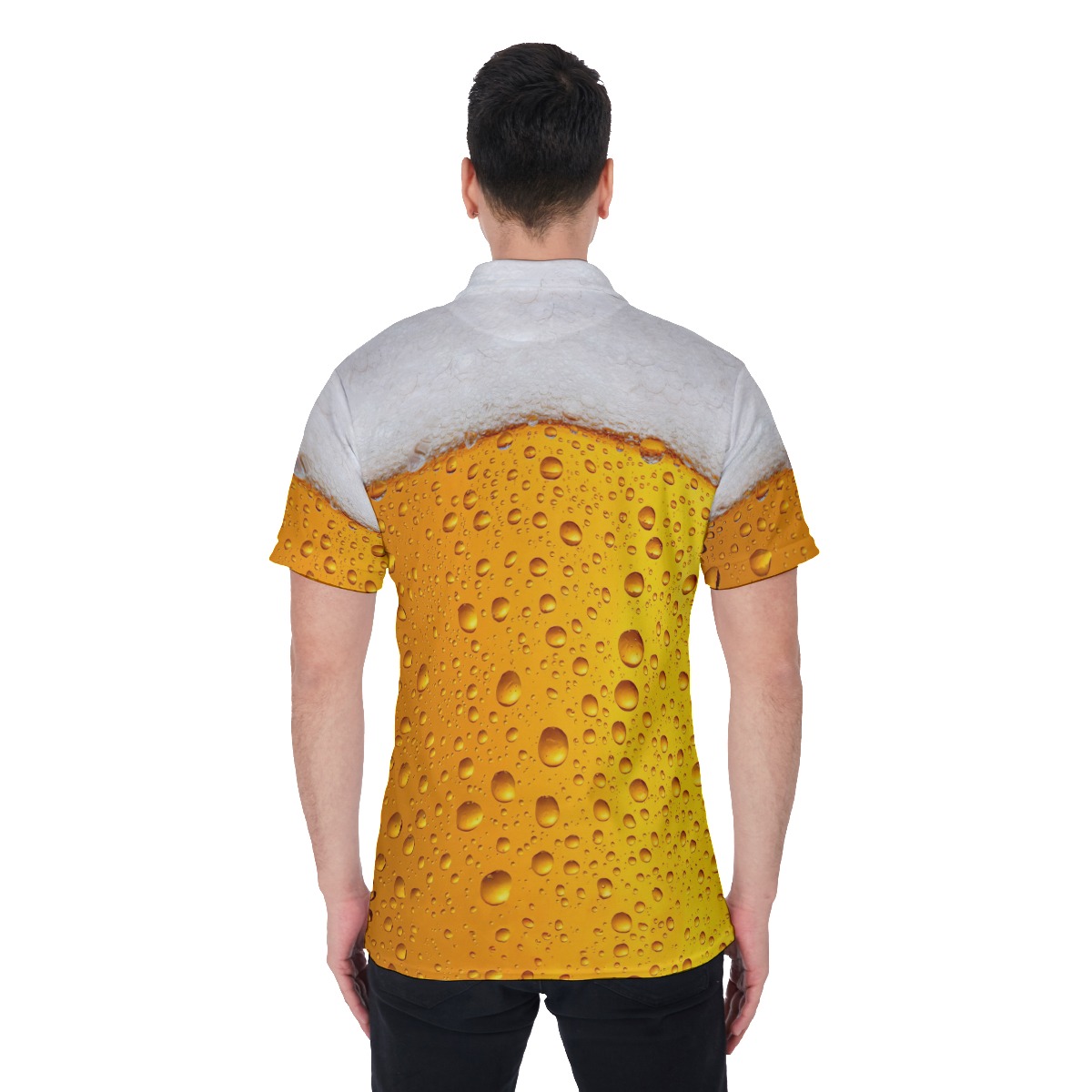 Beer 3D Men's Polo Shirt