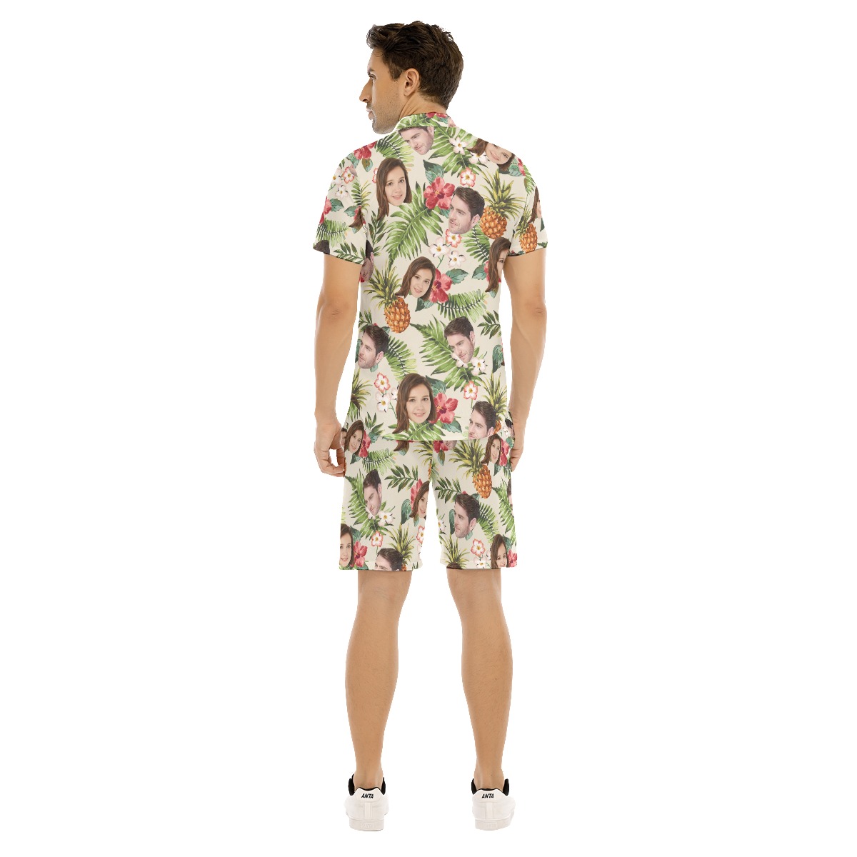 Set Tropical Custom Hawaiian Shirt And Shorts With 2 Faces