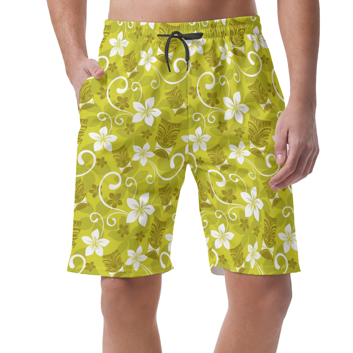 Men's Tiki Tropical Hawaiian Shorts - variant image 1