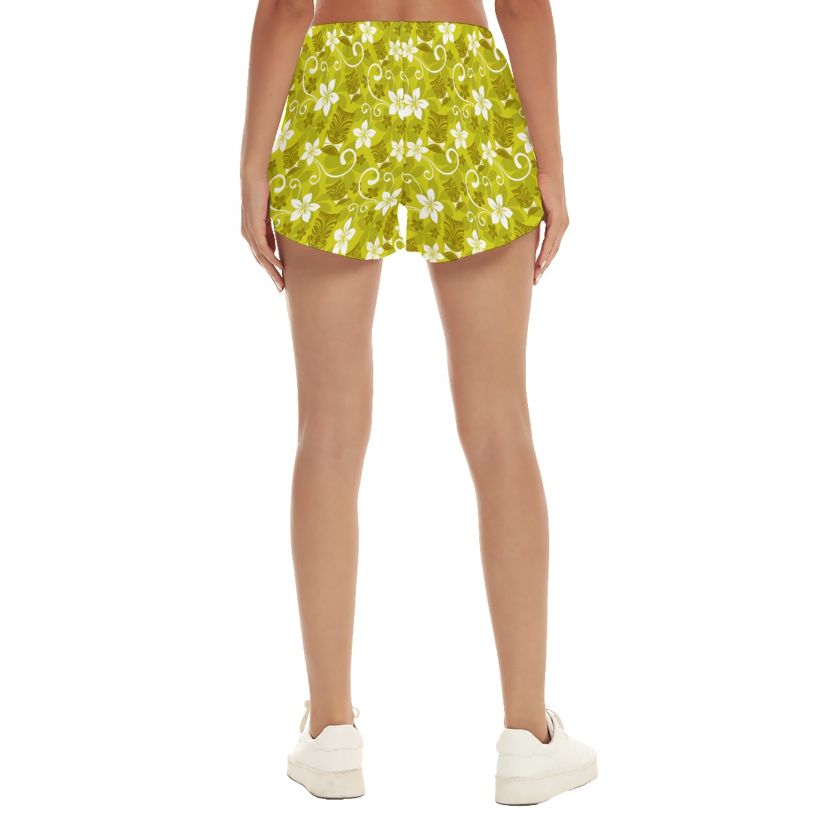 Women's Floral Tiki Hawaiian Shorts