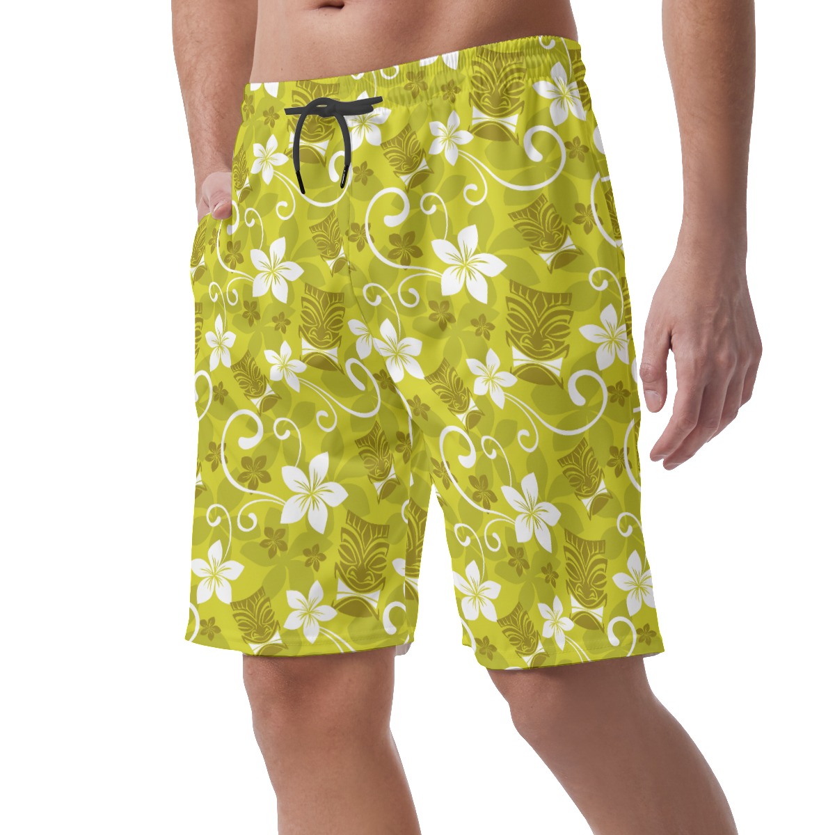 Men's Tiki Tropical Hawaiian Shorts