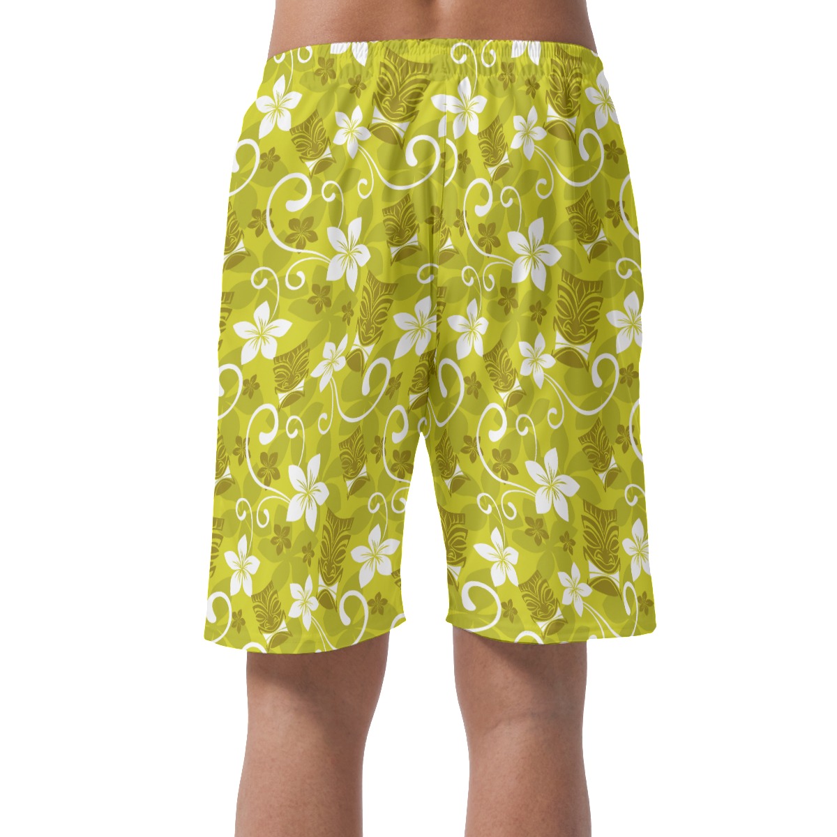 Men's Tiki Tropical Hawaiian Shorts
