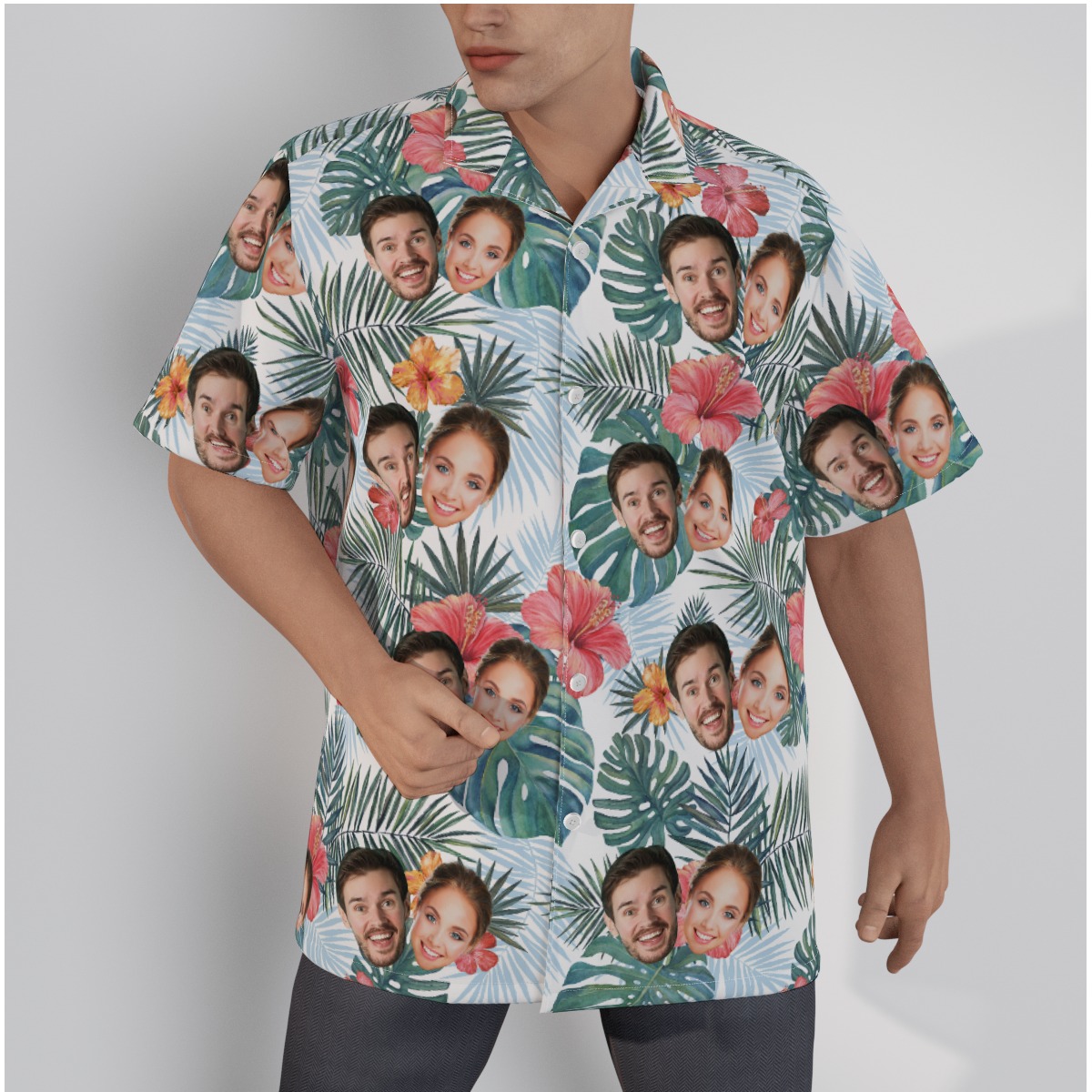 Custom Hawaiian Shirt With Multiple Faces - variant image 1