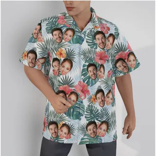 Custom Hawaiian Shirt With Multiple Faces