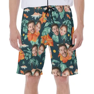 Custom Beach Shorts With 2 Faces
