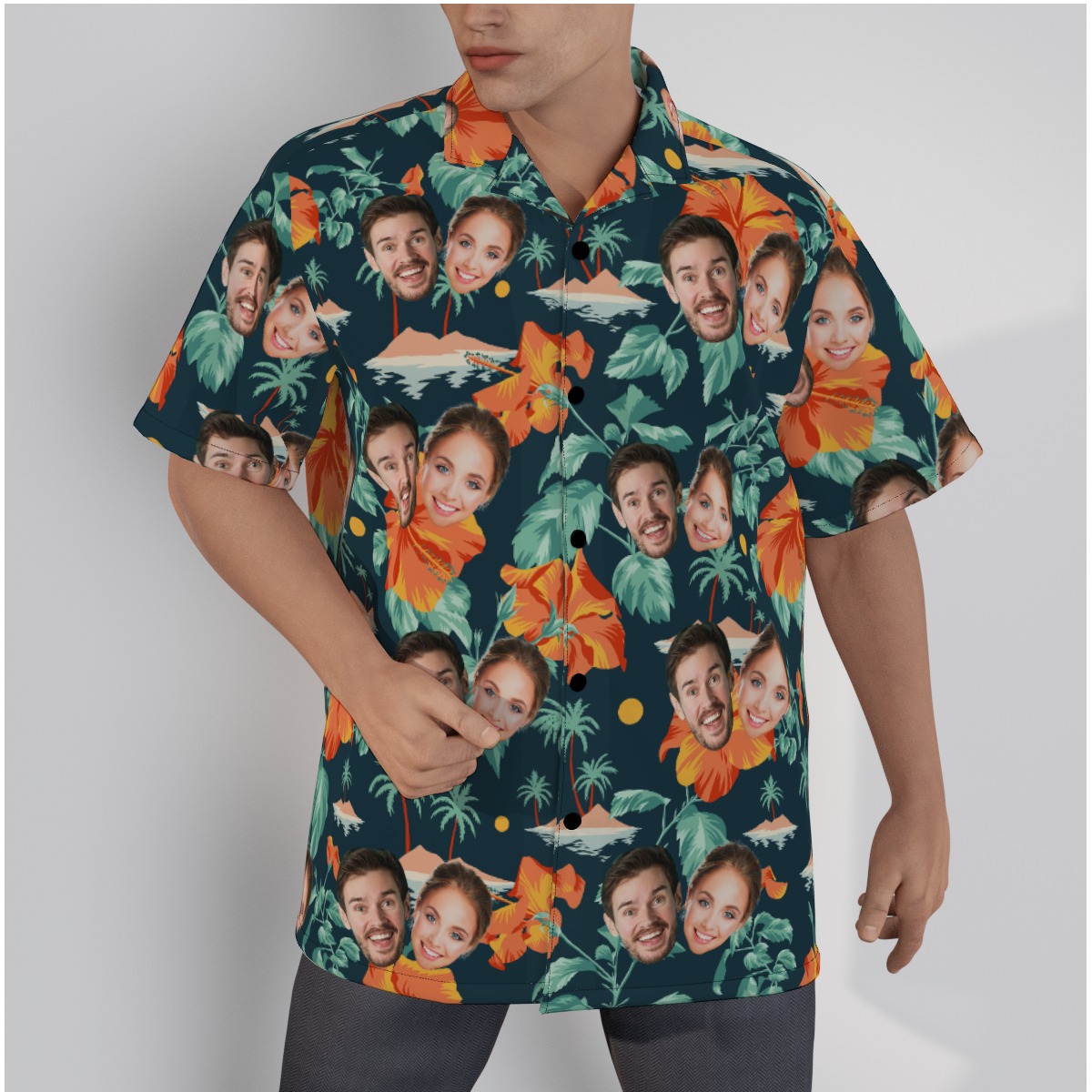 Custom Hawaiian Shirt With 2 Faces - variant image 1