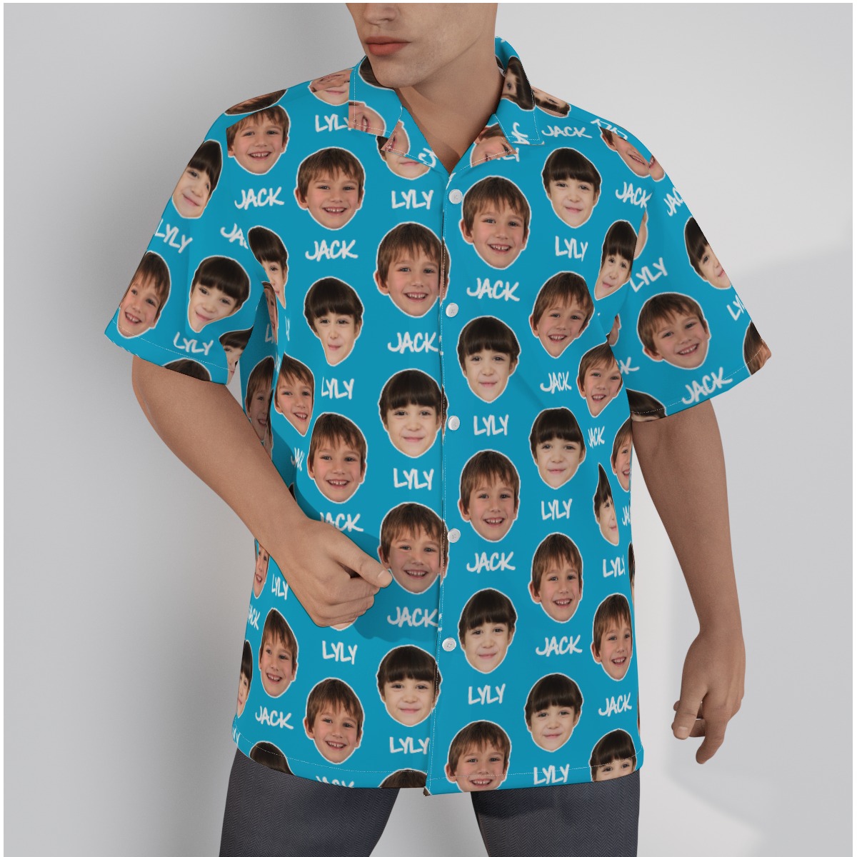 Funny Custom Hawaiian Shirt With Name And Face - variant image 1