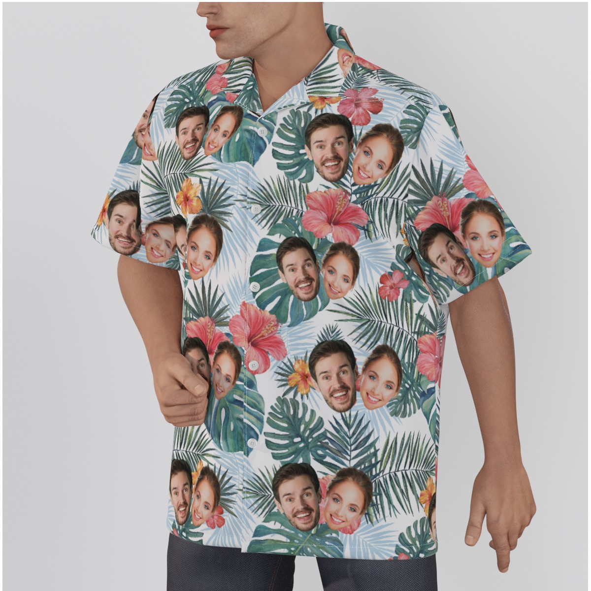 Custom Hawaiian Shirt With Multiple Faces