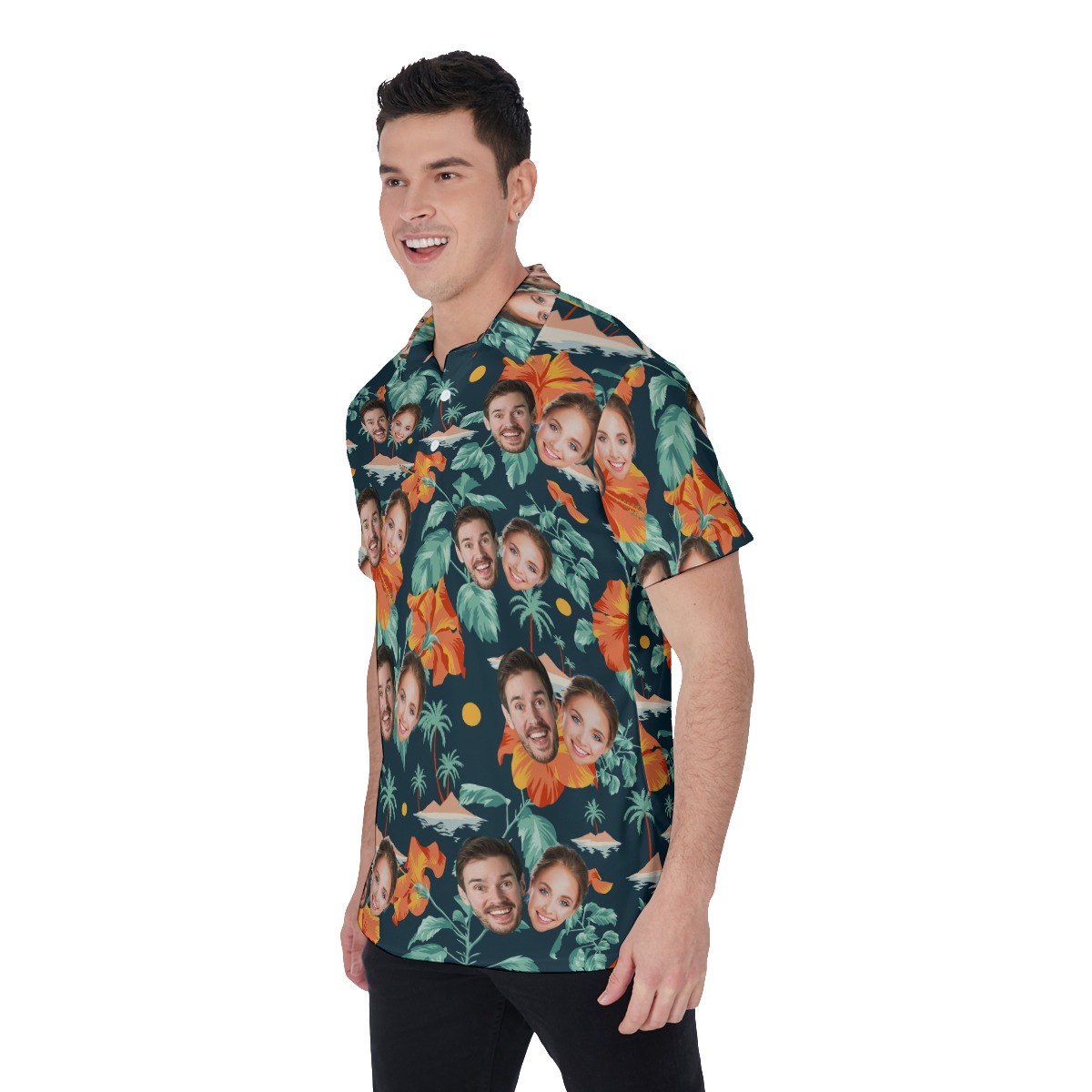 Custom Men's Polo Shirt With 2 Faces