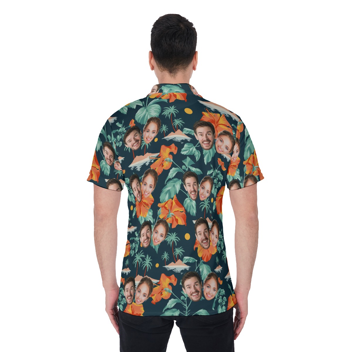 Custom Men's Polo Shirt With 2 Faces