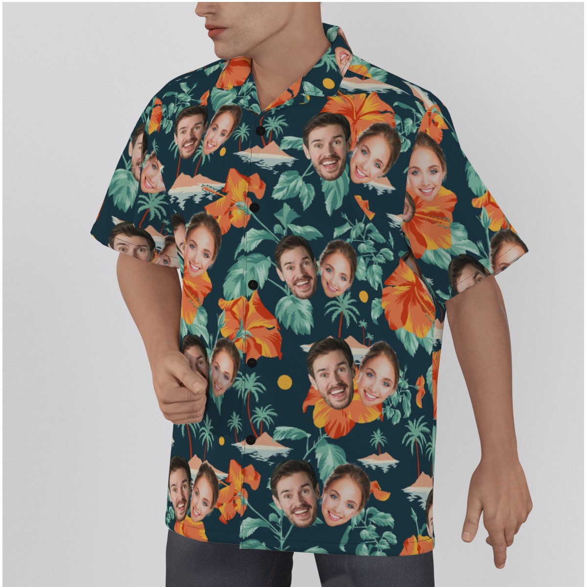 Custom Hawaiian Shirt With 2 Faces
