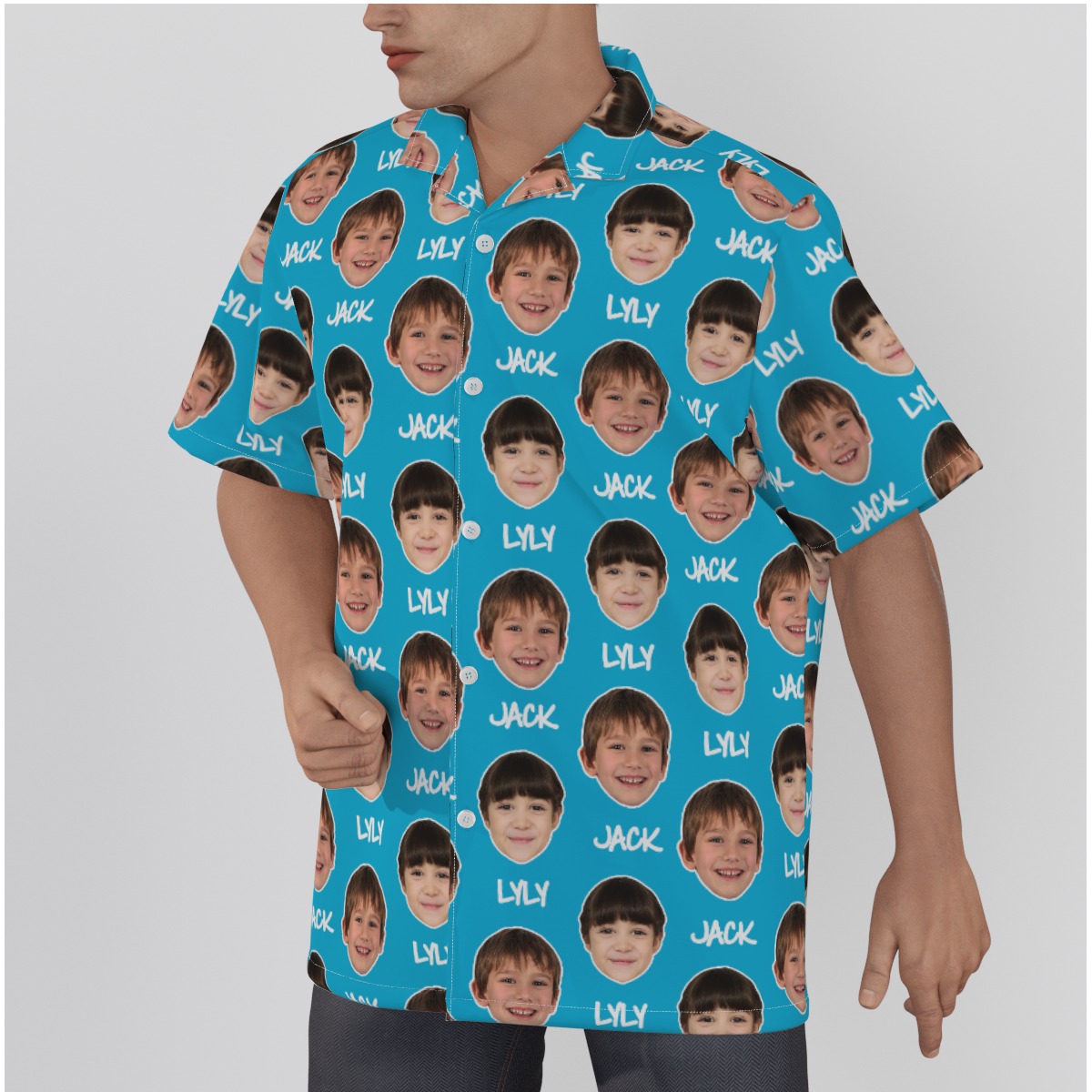 Funny Custom Hawaiian Shirt With Name And Face