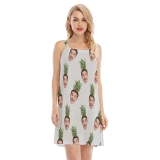 Face Custom Aloha Dress