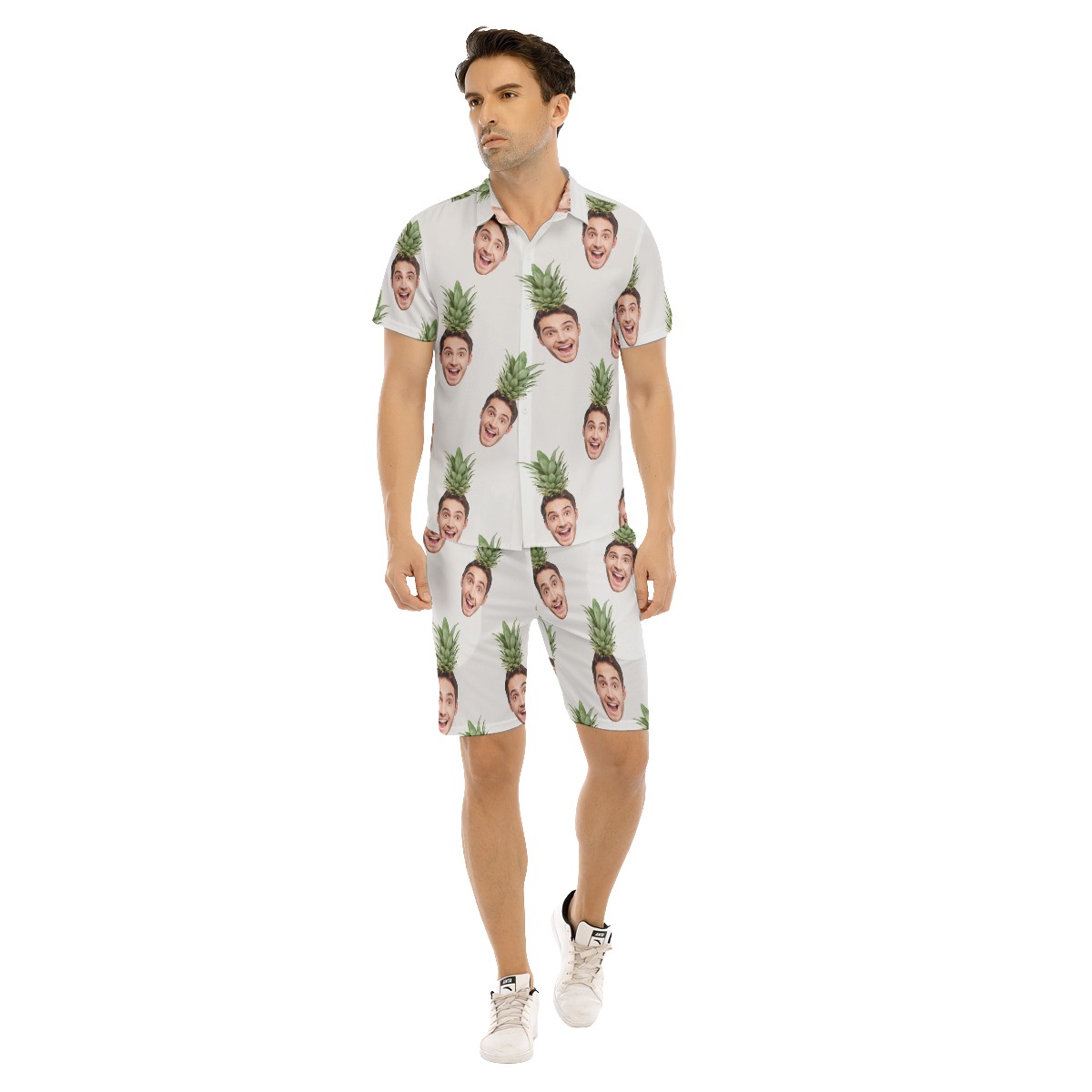 Face Custom Hawaiian Set For Men - variant image 1