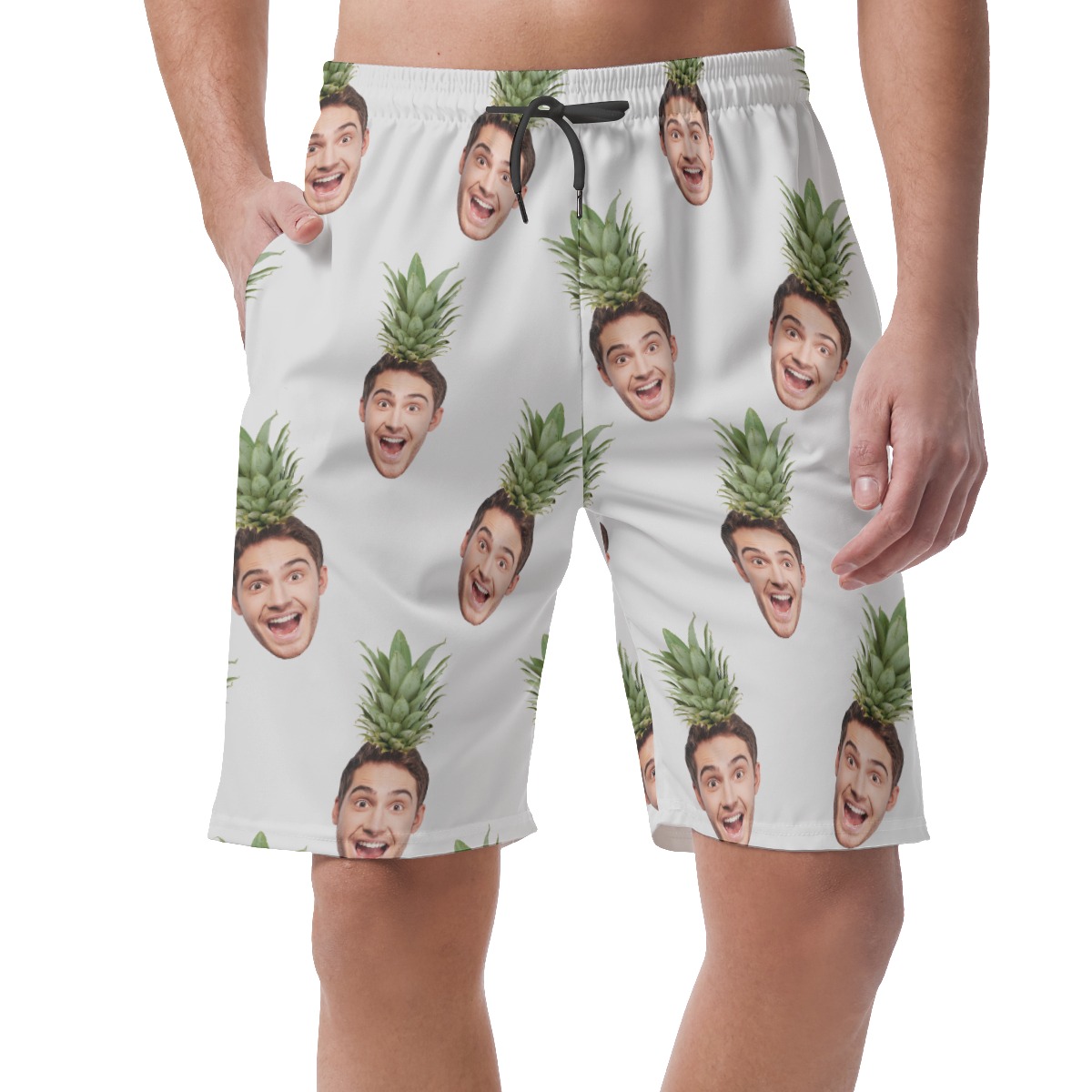 Face Custom Aloha Shorts For Men - variant image 1