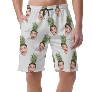 Face Custom Aloha Shorts For Men