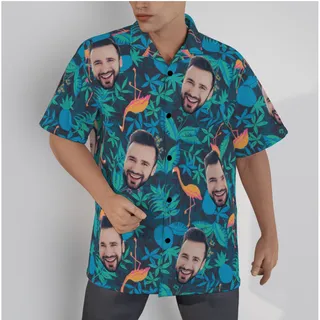 Men's Face Custom Hawaiian Shirt