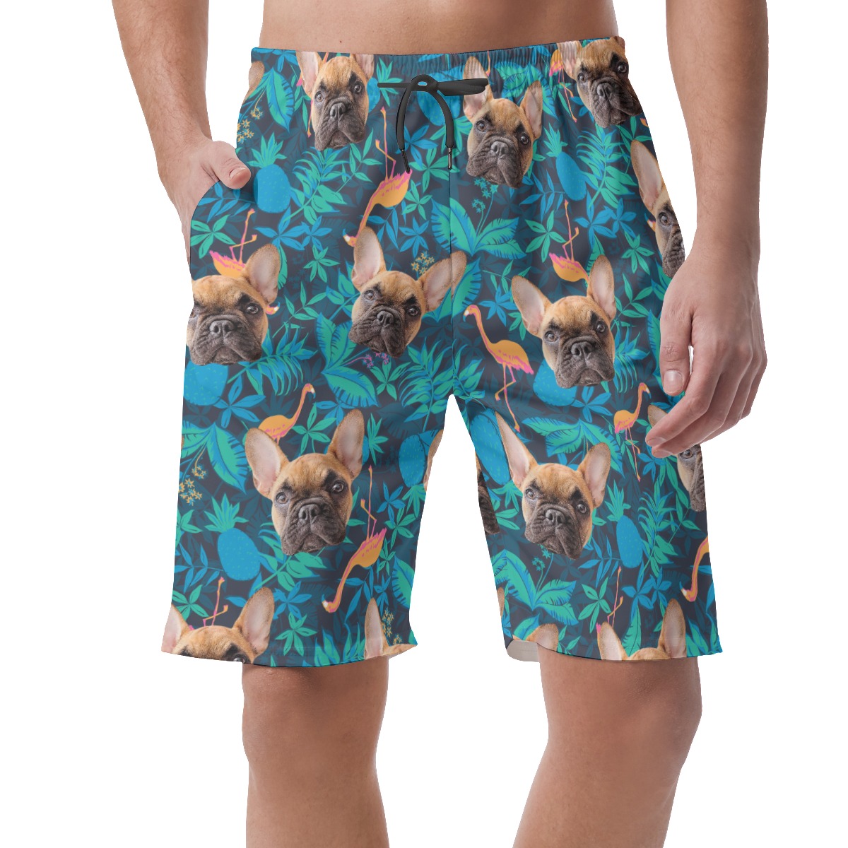 Custom Dog Hawaiian Shorts For Men - variant image 1