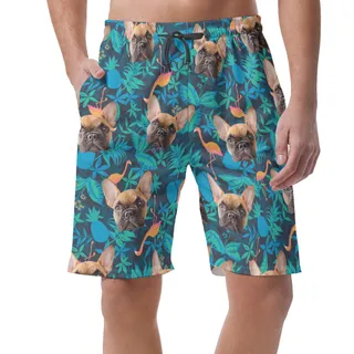 Custom Dog Hawaiian Shorts For Men