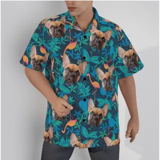 Custom Dog Face Hawaiian Shirt For Men