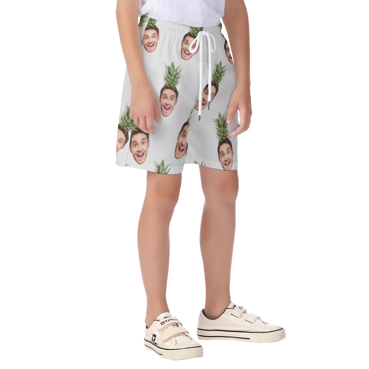 Face Custom Aloha Shorts For Kids