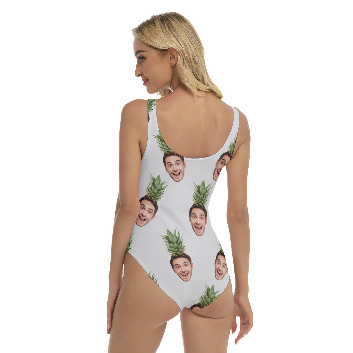 Face Custom Aloha One Piece Swimsuit For Women