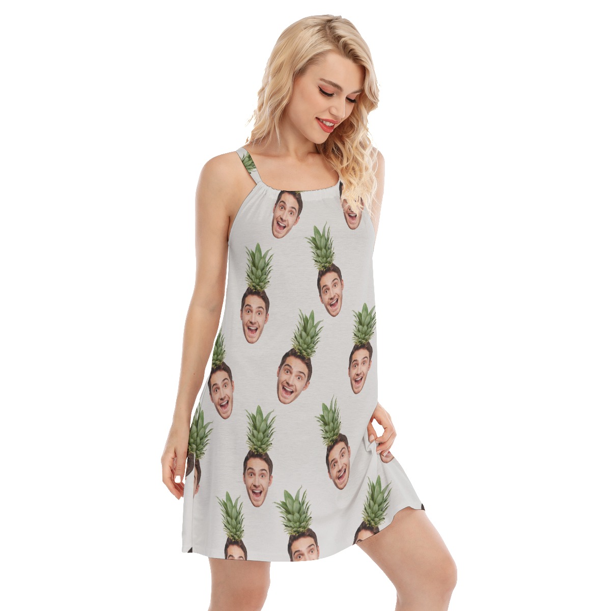 Face Custom Aloha Dress