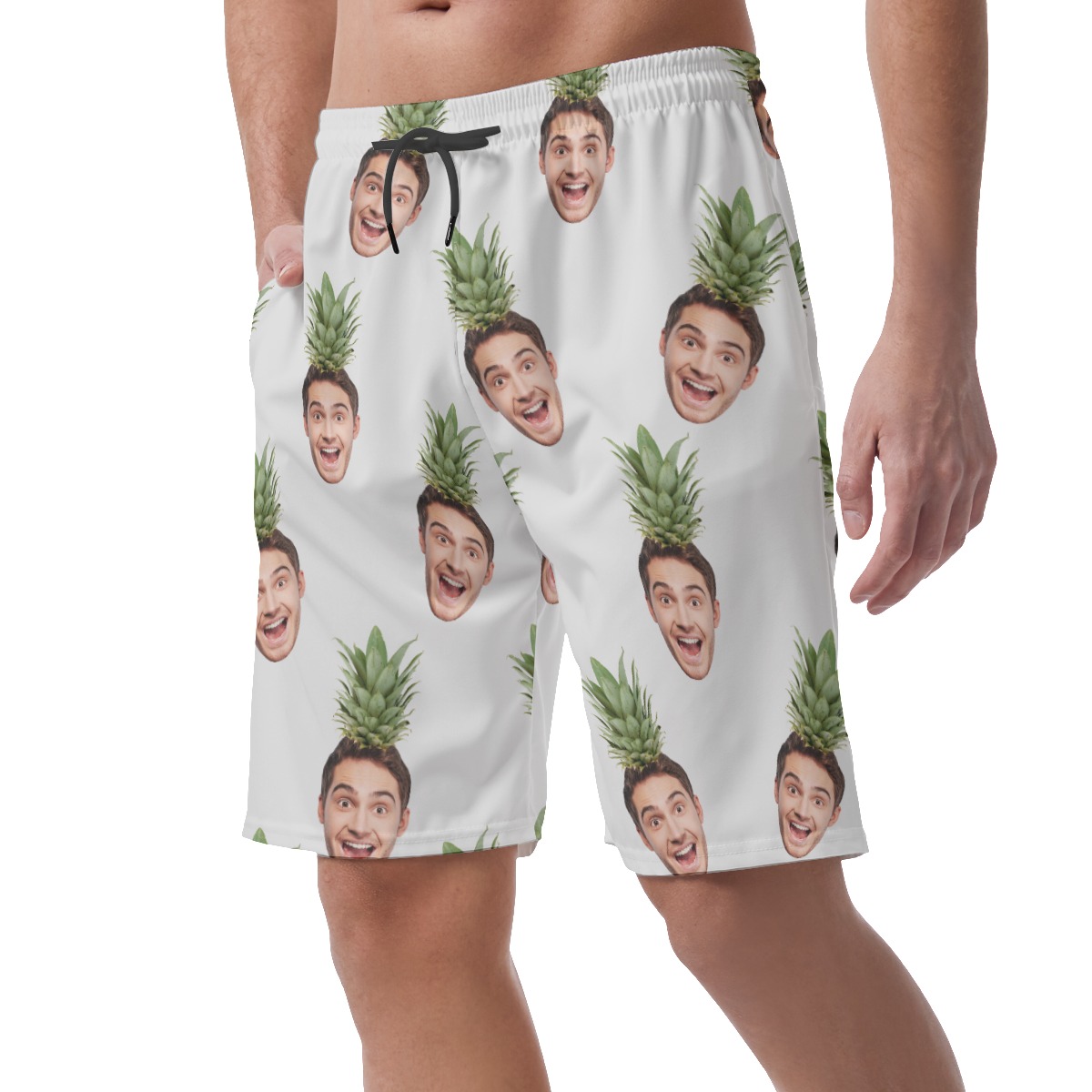 Face Custom Aloha Shorts For Men