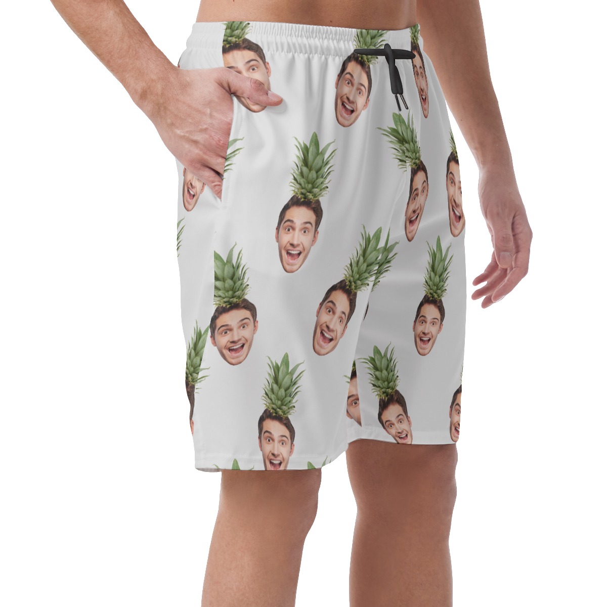 Face Custom Aloha Shorts For Men