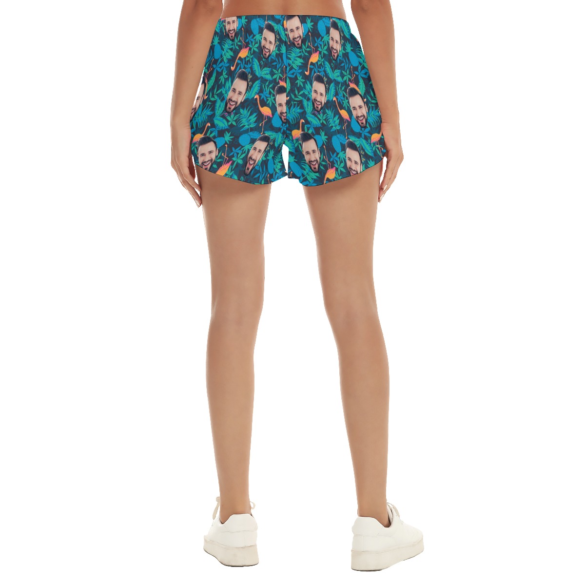 Custom Face Haiwaiian Shorts For Women