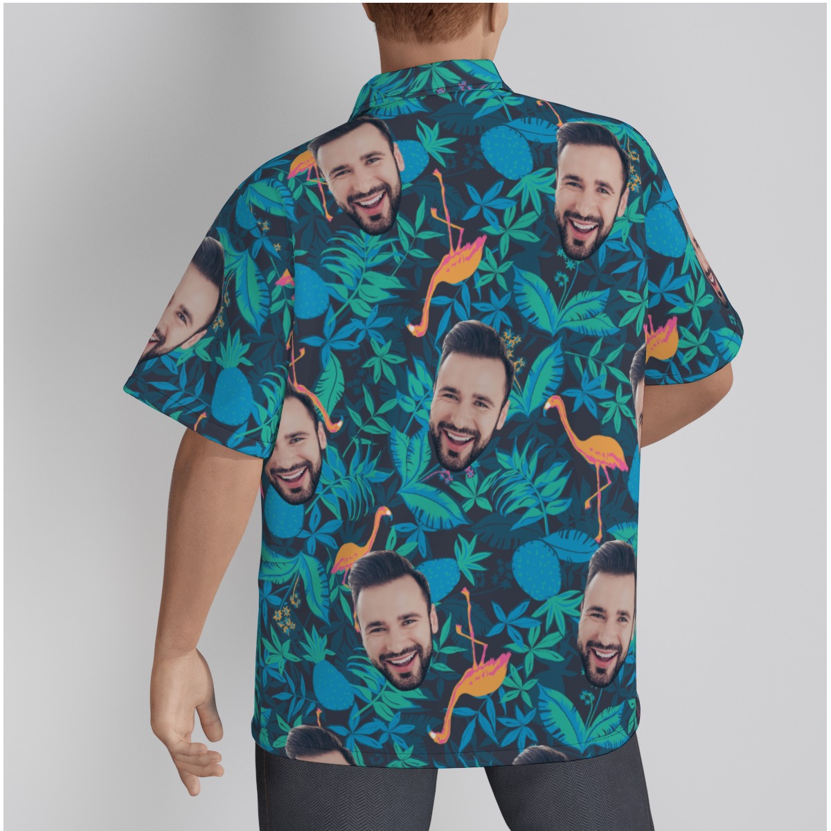 Men's Face Custom Hawaiian Shirt
