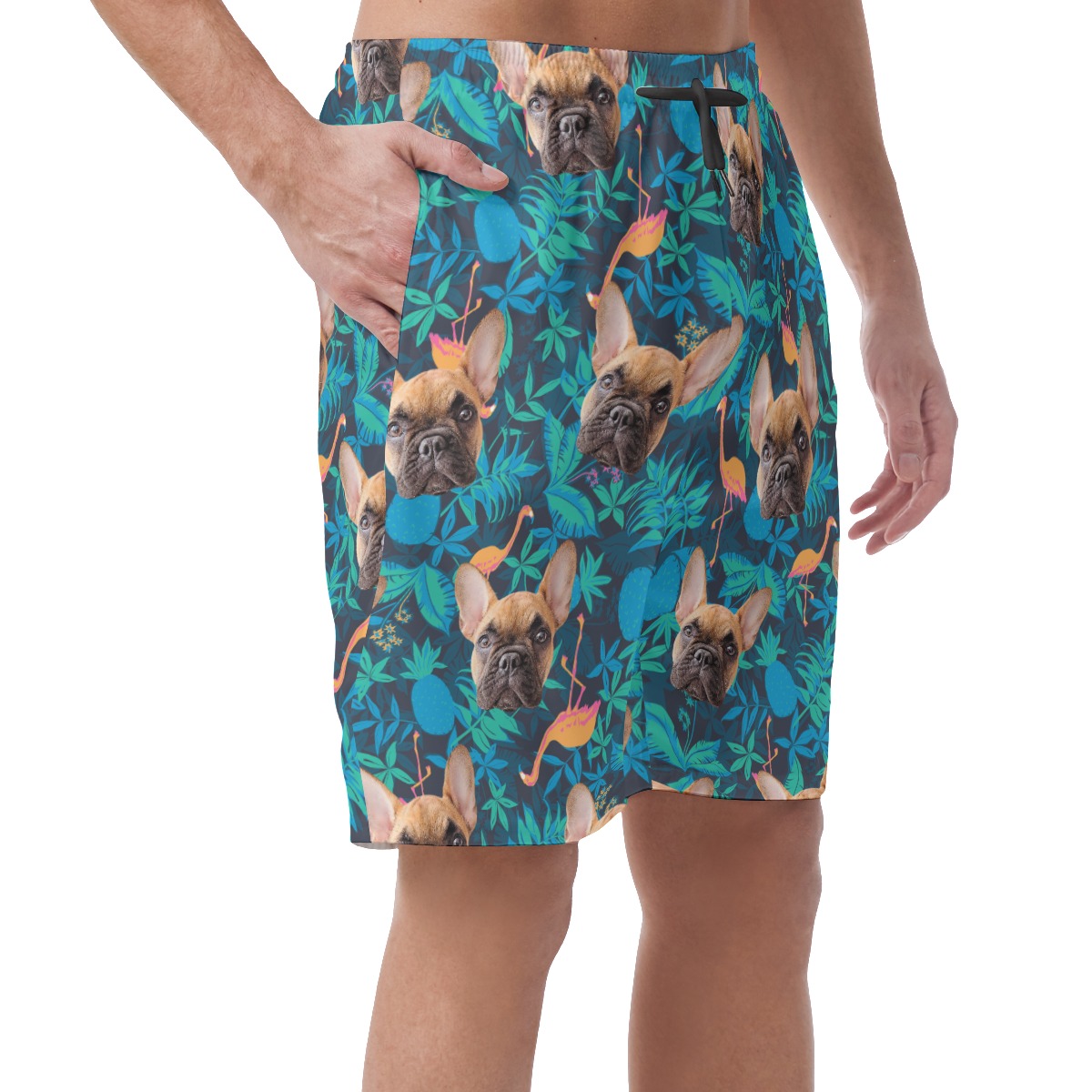 Custom Dog Hawaiian Shorts For Men