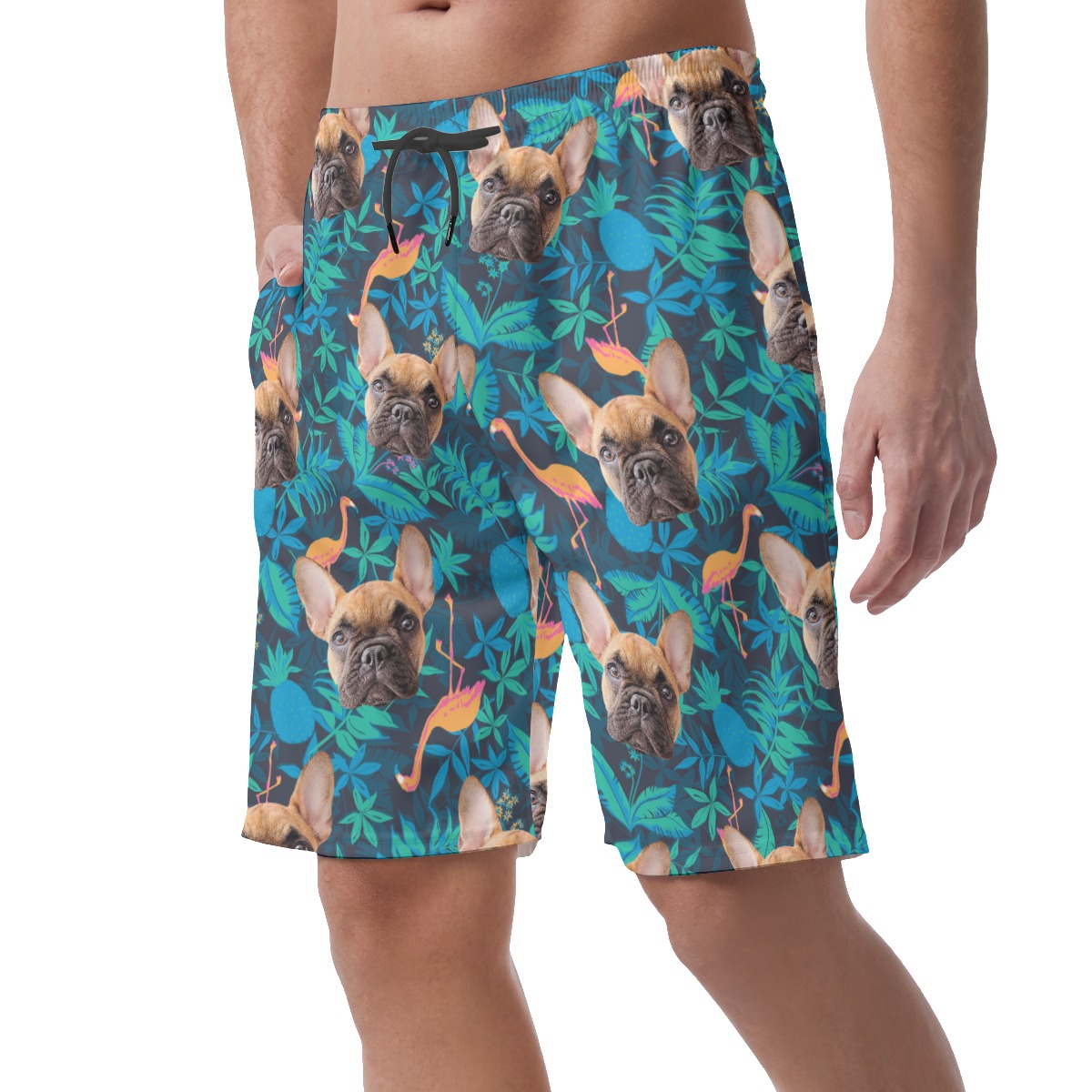 Custom Dog Hawaiian Shorts For Men