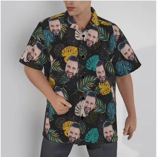 Custom Face Tropical Hawaiian Shirt