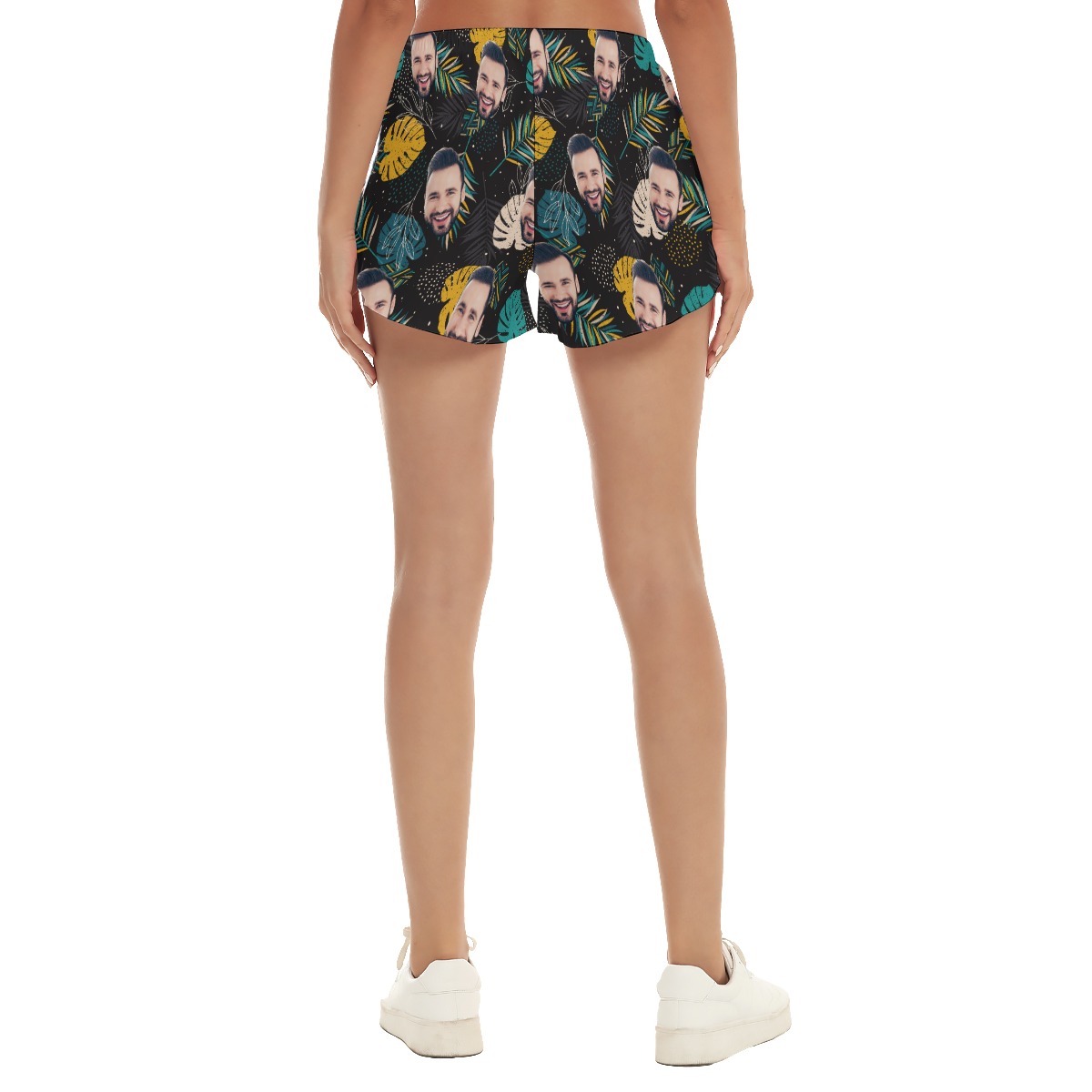 Cool Custom Face Hawaiian Shorts For Women