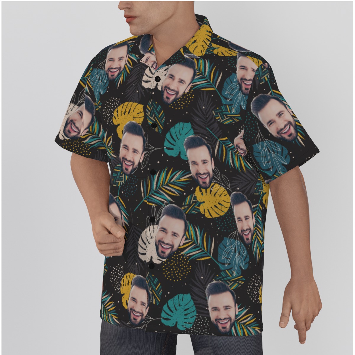 Custom Face Tropical Hawaiian Shirt