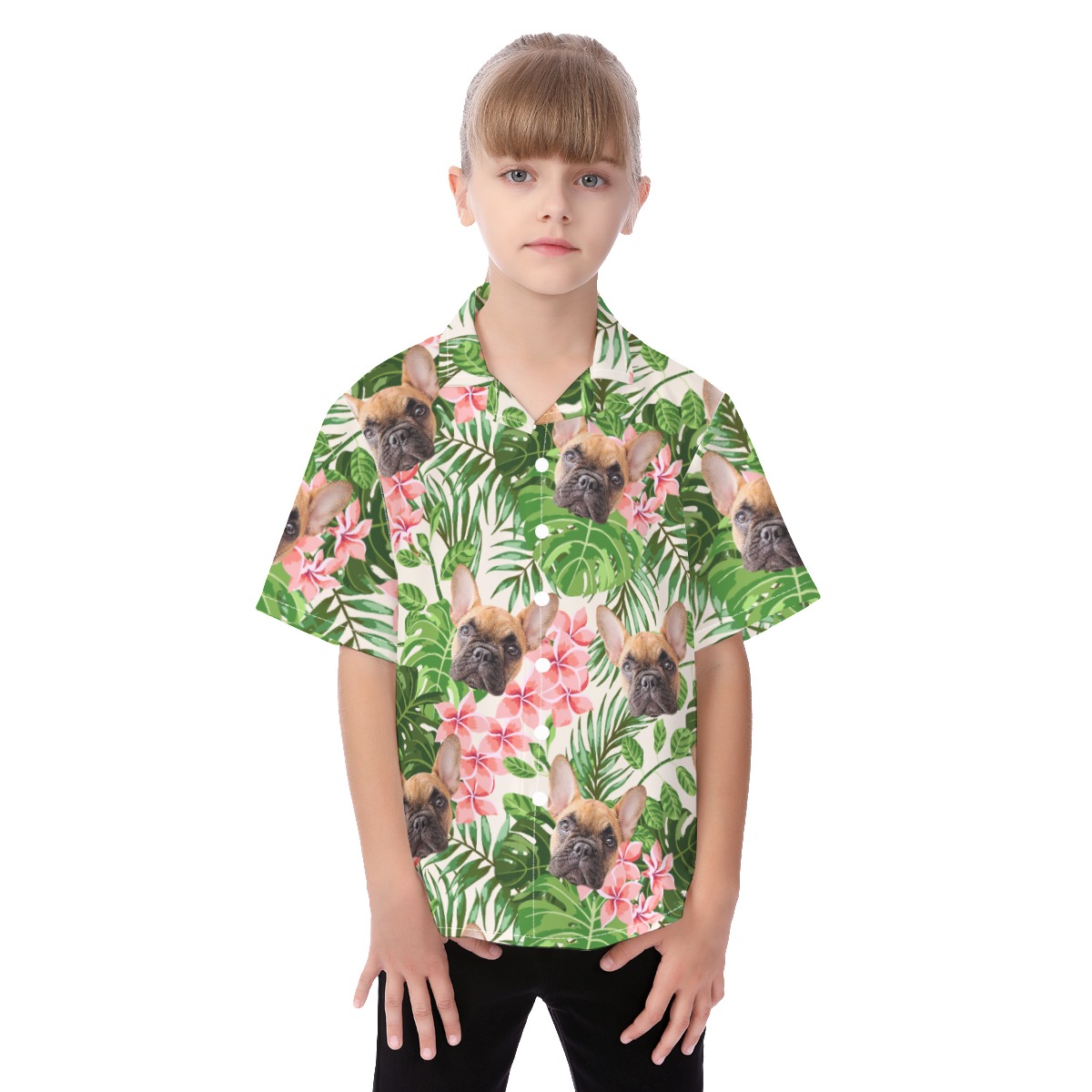 Custom Dog Hawaiian Shirts For Kids - variant image 1