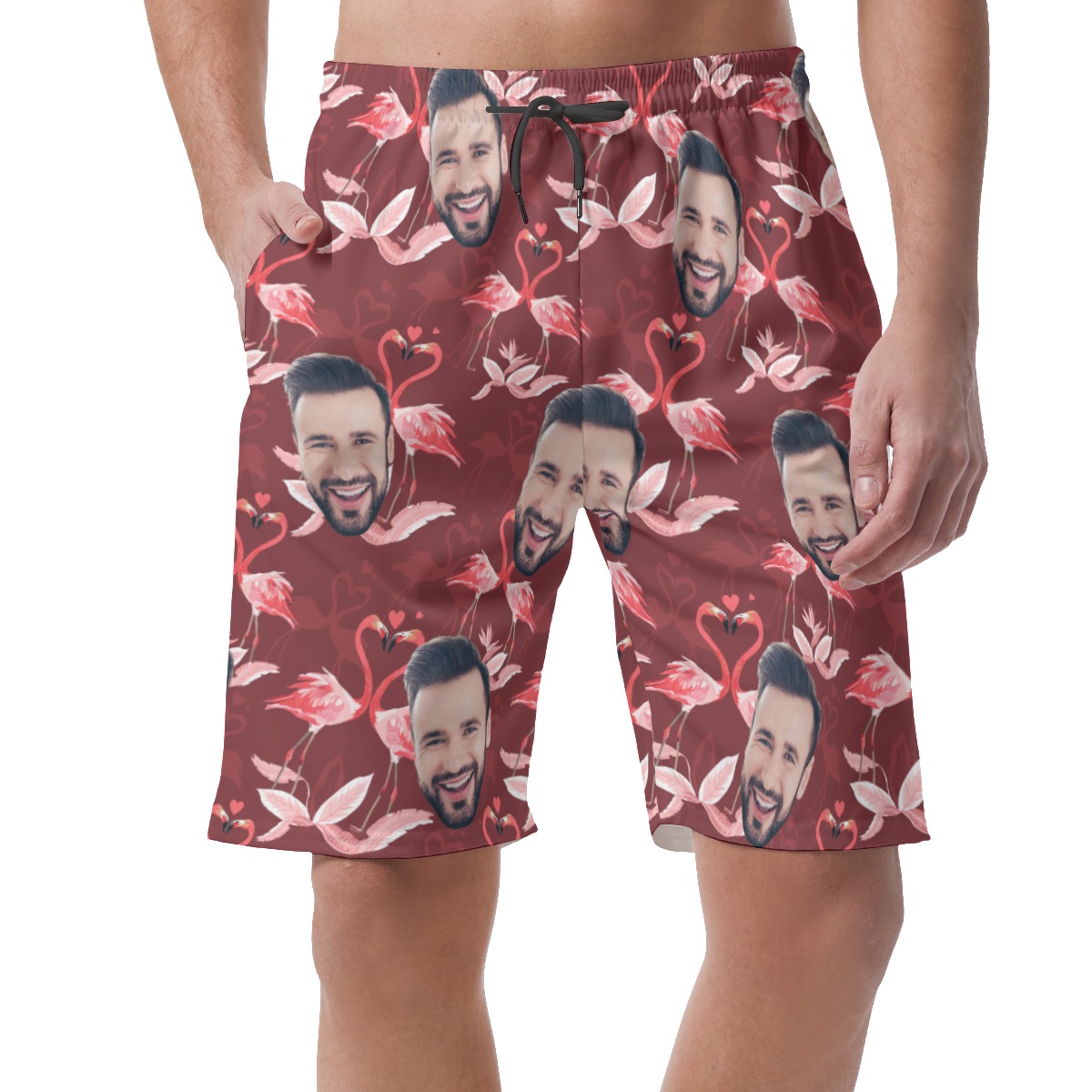 Custom Face Aloha Shorts For Men - variant image 1