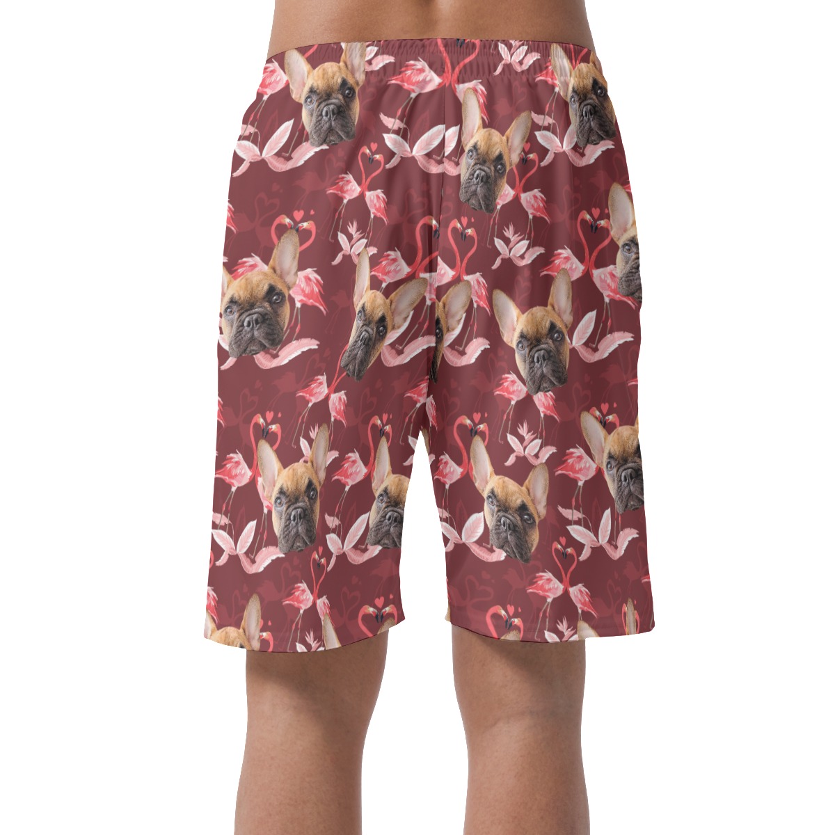 Men's Custom Dog Face Hawaiian Shorts