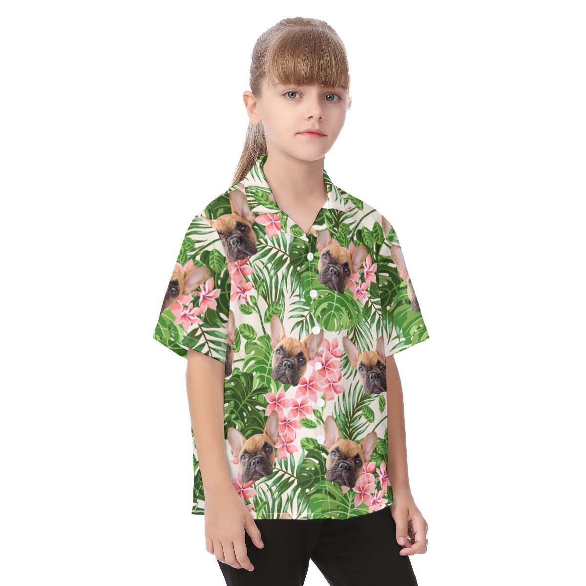 Custom Dog Hawaiian Shirts For Kids