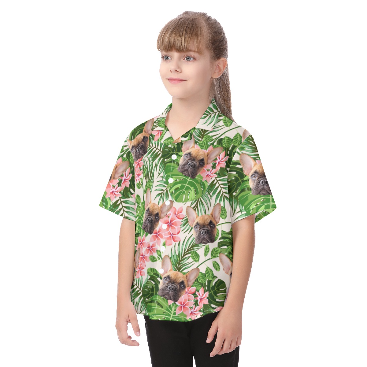 Custom Dog Hawaiian Shirts For Kids