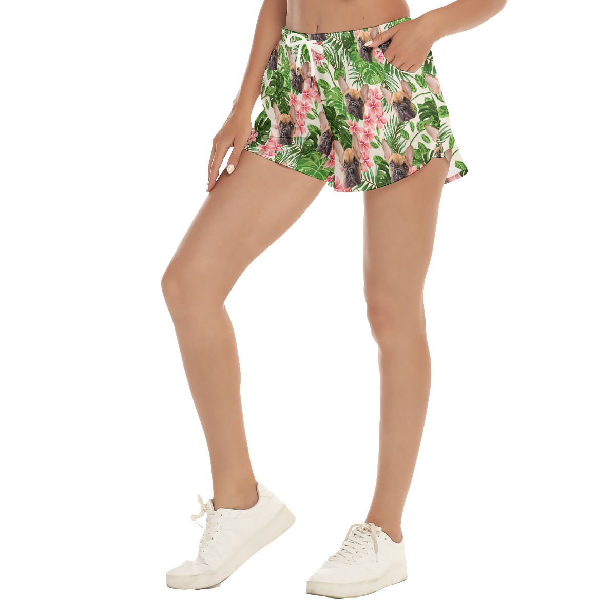 Custom Pet Hawaiian Shorts For Women