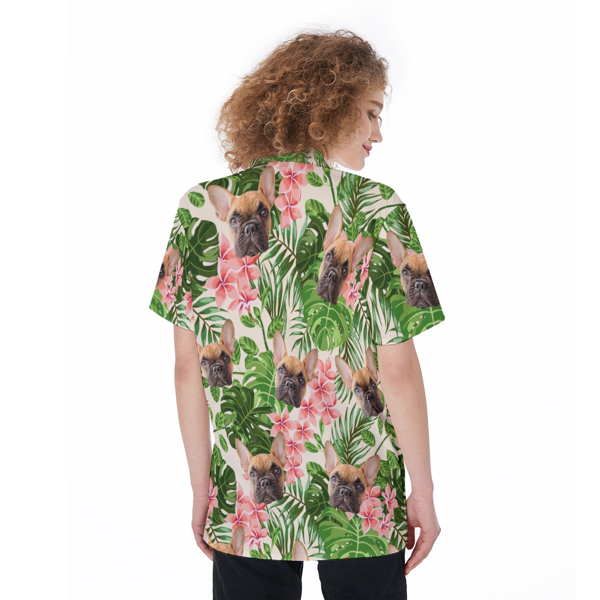 Women's Custom Dog Hawaiian Shirt