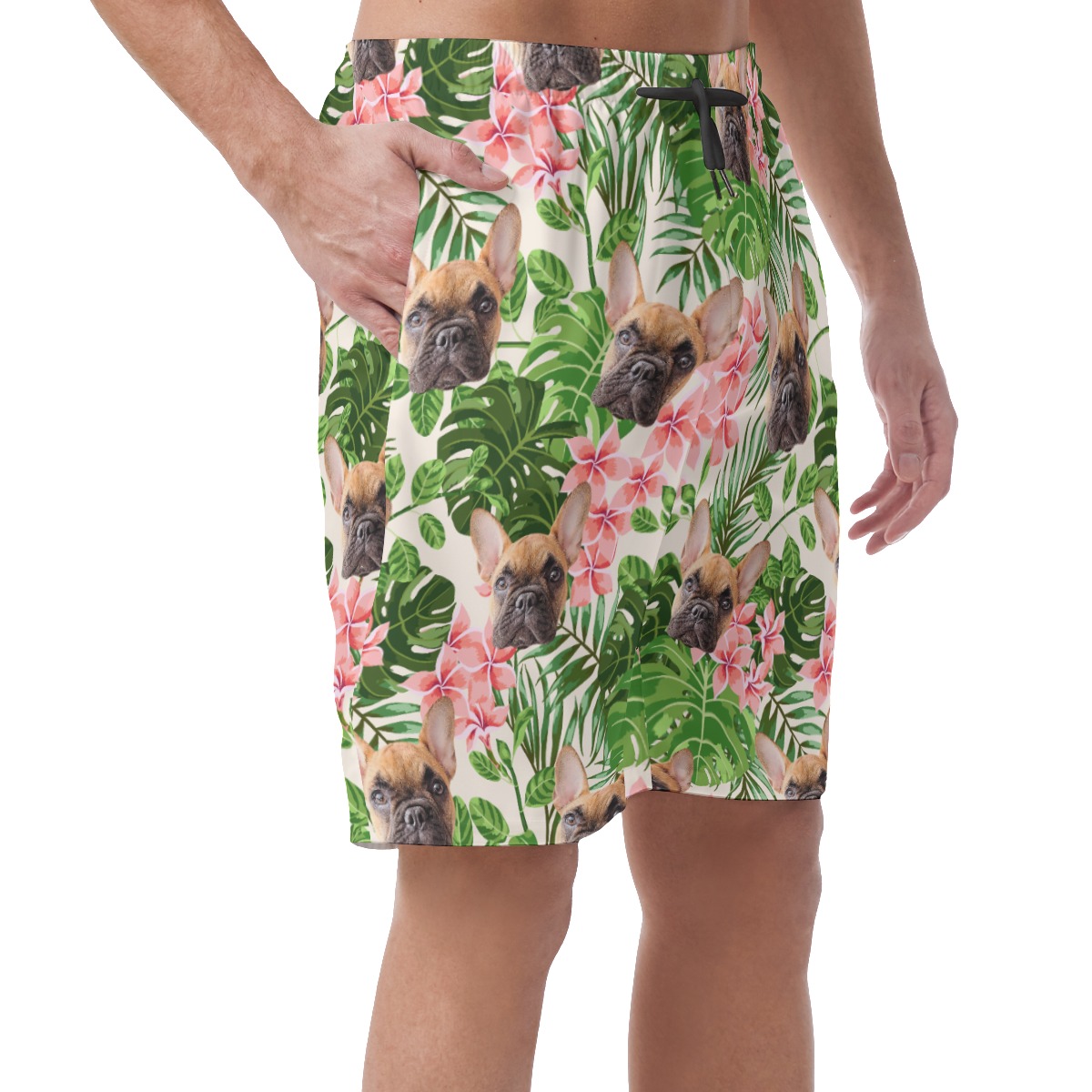 Men's Custom Dog Hawaiian Shorts