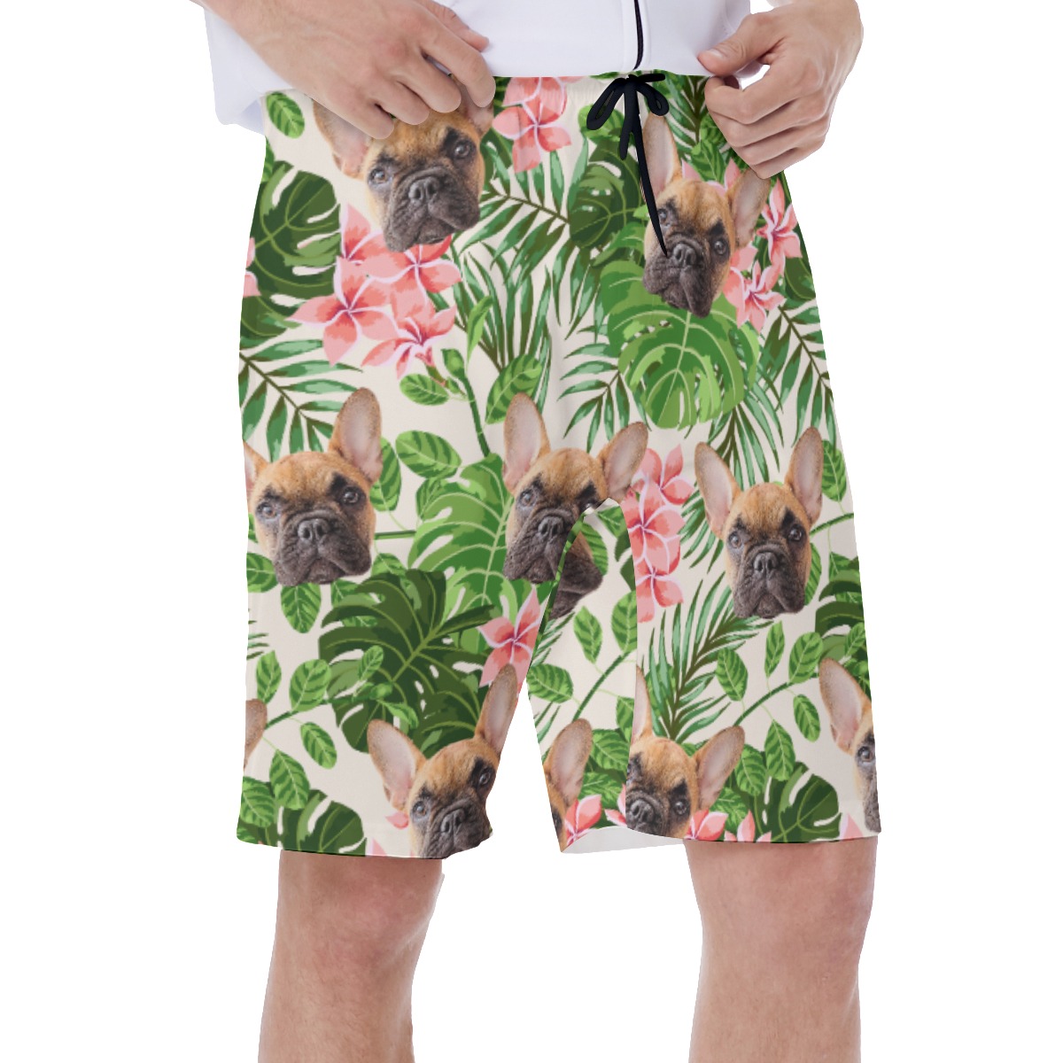 Men's Custom Dog Swim Trunks